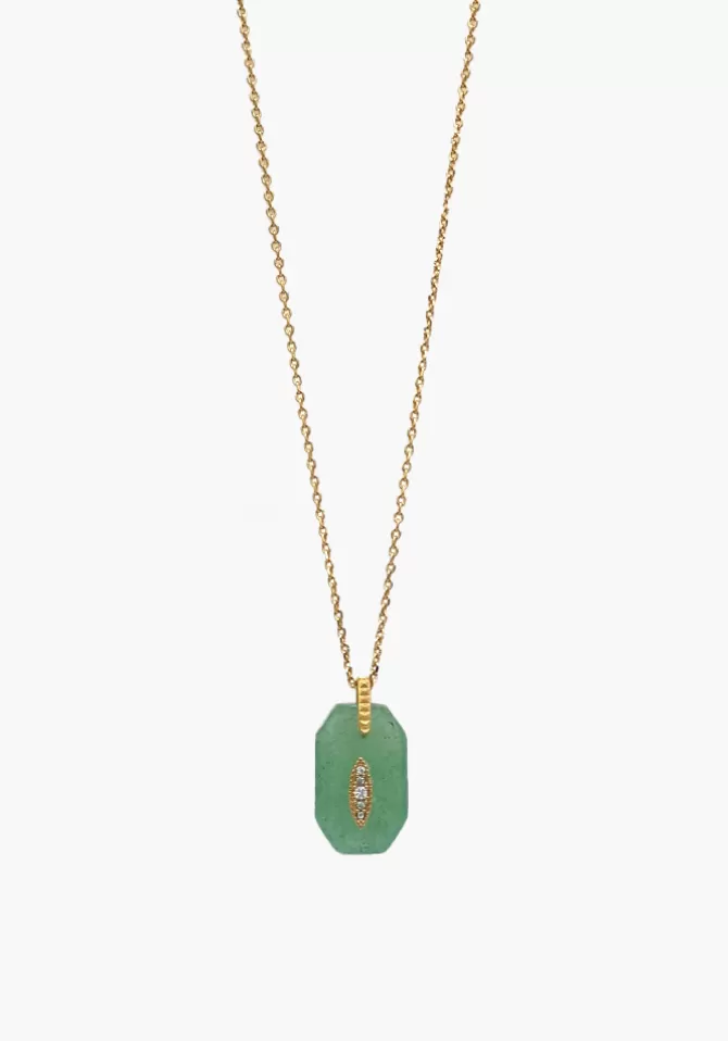 Hanka Ïn Collier Inside 2 Quartz Vert Hot
