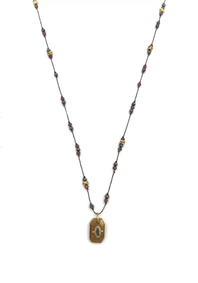Hanka Ïn Collier Inside Oeil De Tigre Sale