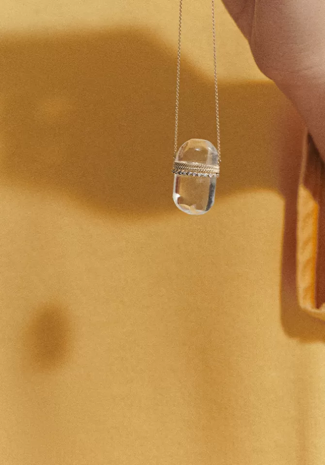 Pascale Monvoisin Collier Jil Cristal Discount