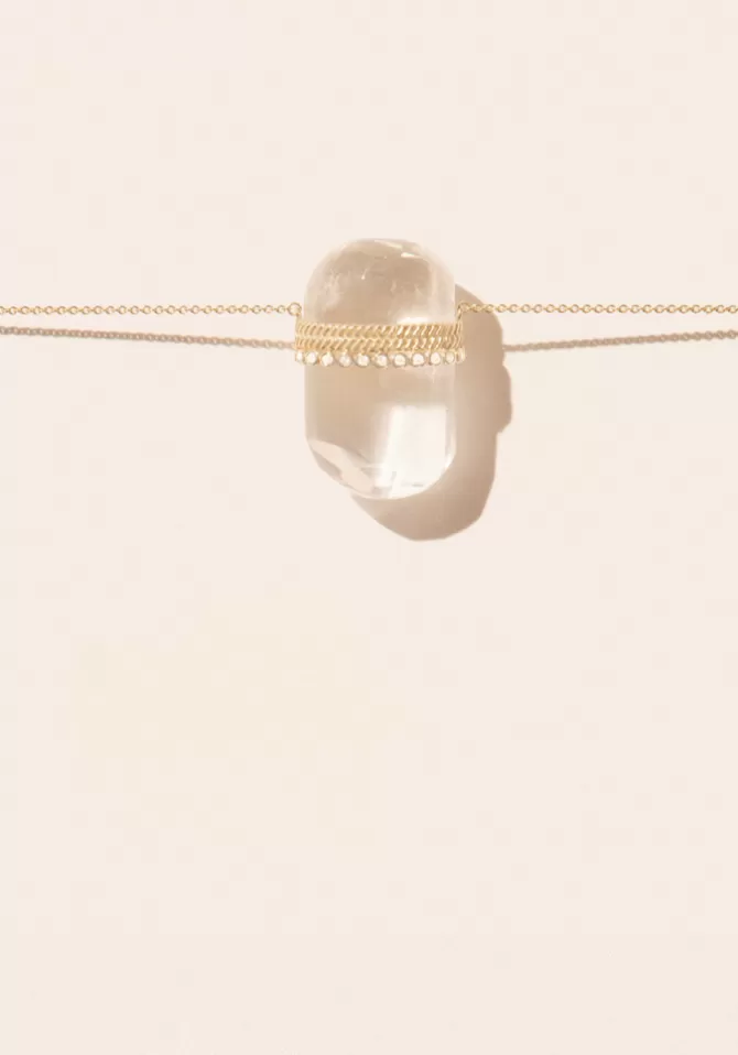Pascale Monvoisin Collier Jil Cristal Discount