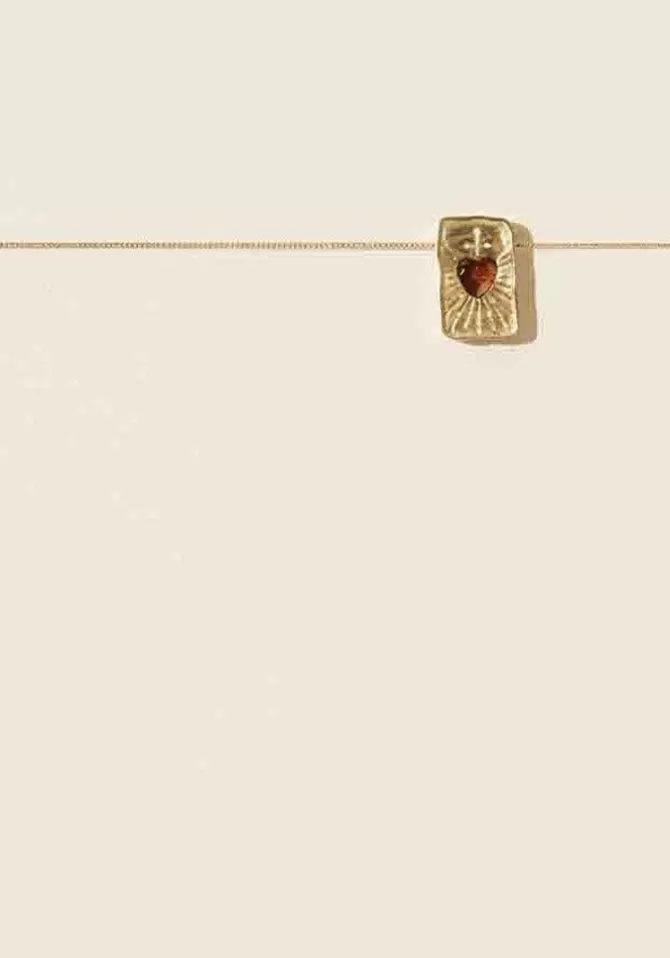 Pascale Monvoisin Collier L'Amour Grenat Best Sale