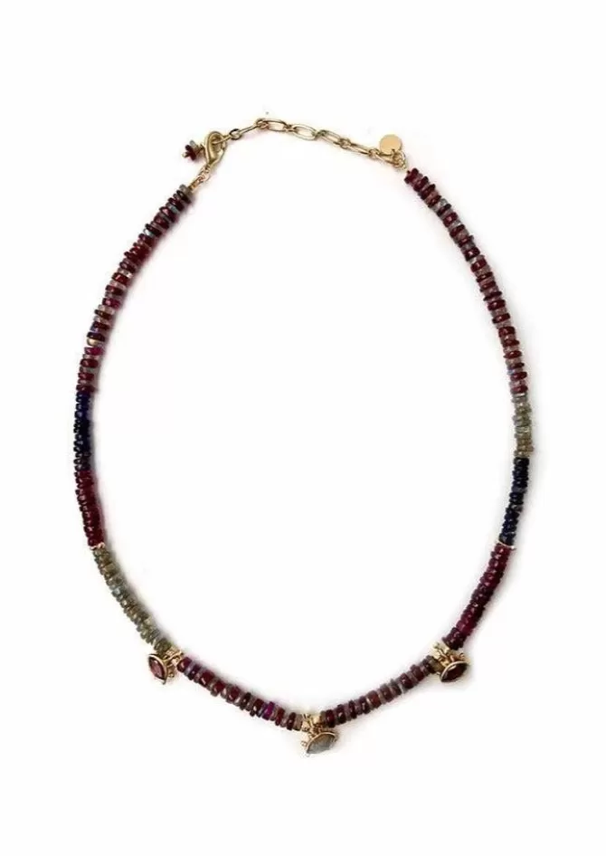 Room Service Collier Life Labradorite Et Grenat Best