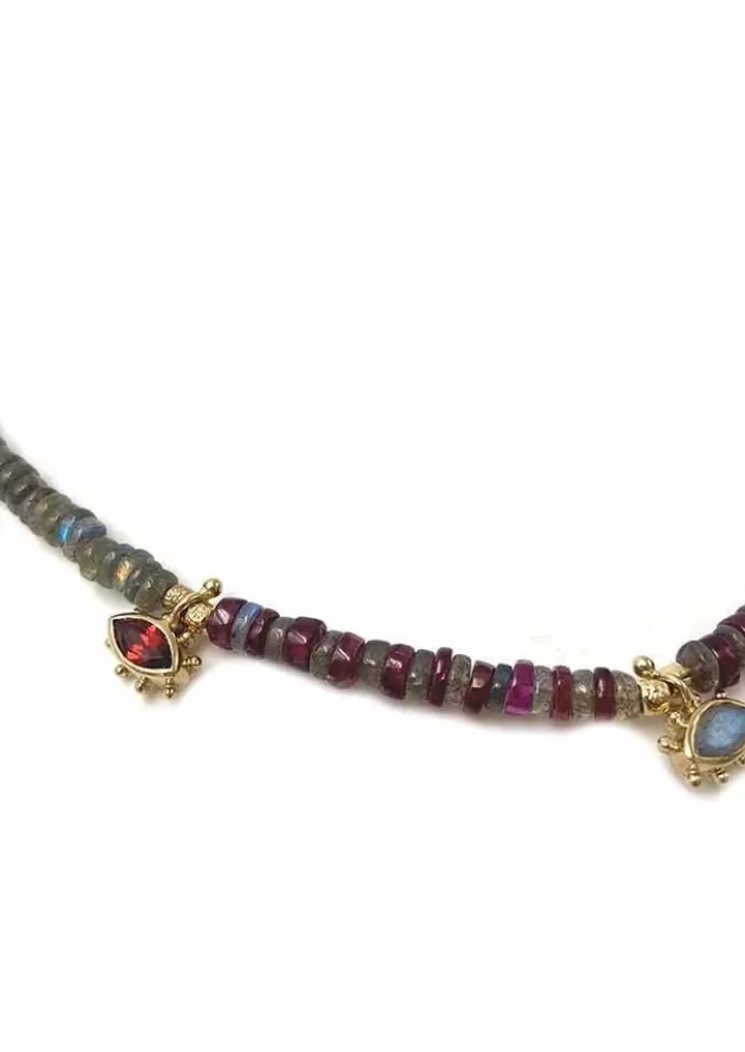 Room Service Collier Life Labradorite Et Grenat Best