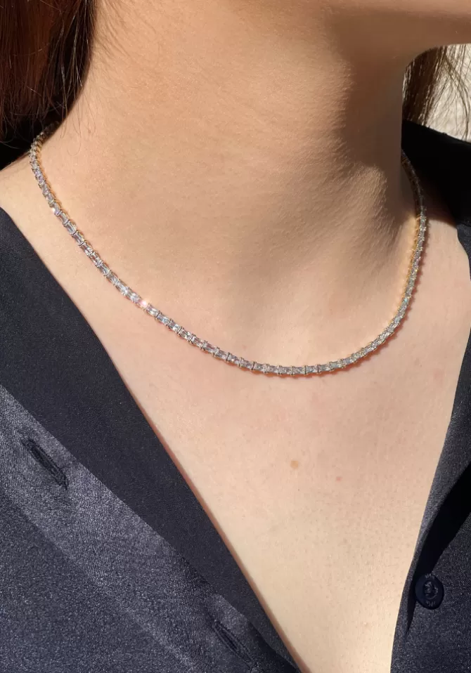 Maison Baika Collier Lilou Rivière Rectangle Clearance