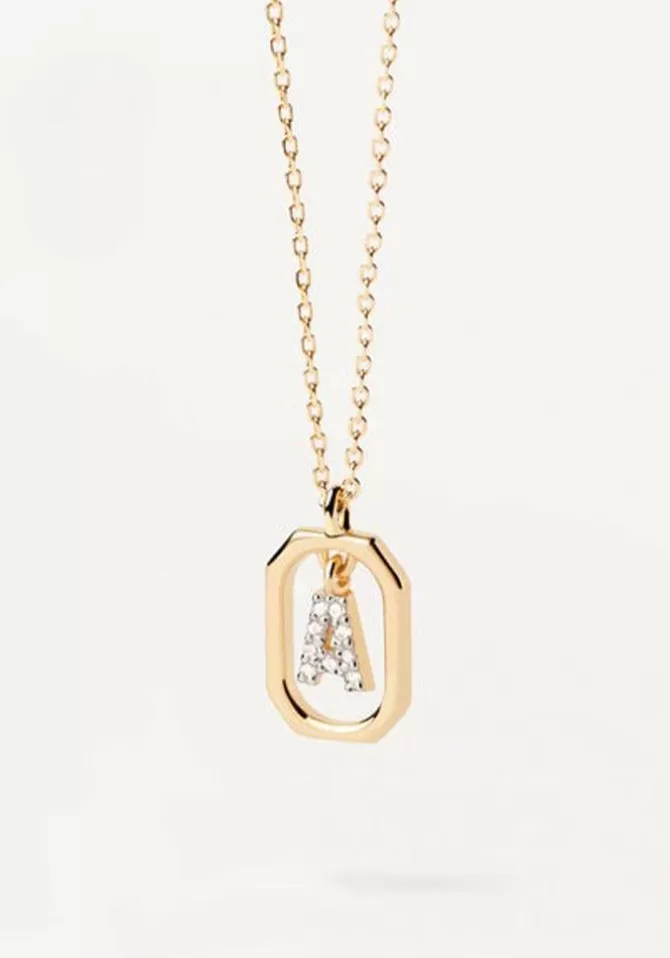 PDPAOLA Collier Mini Letter Flash Sale
