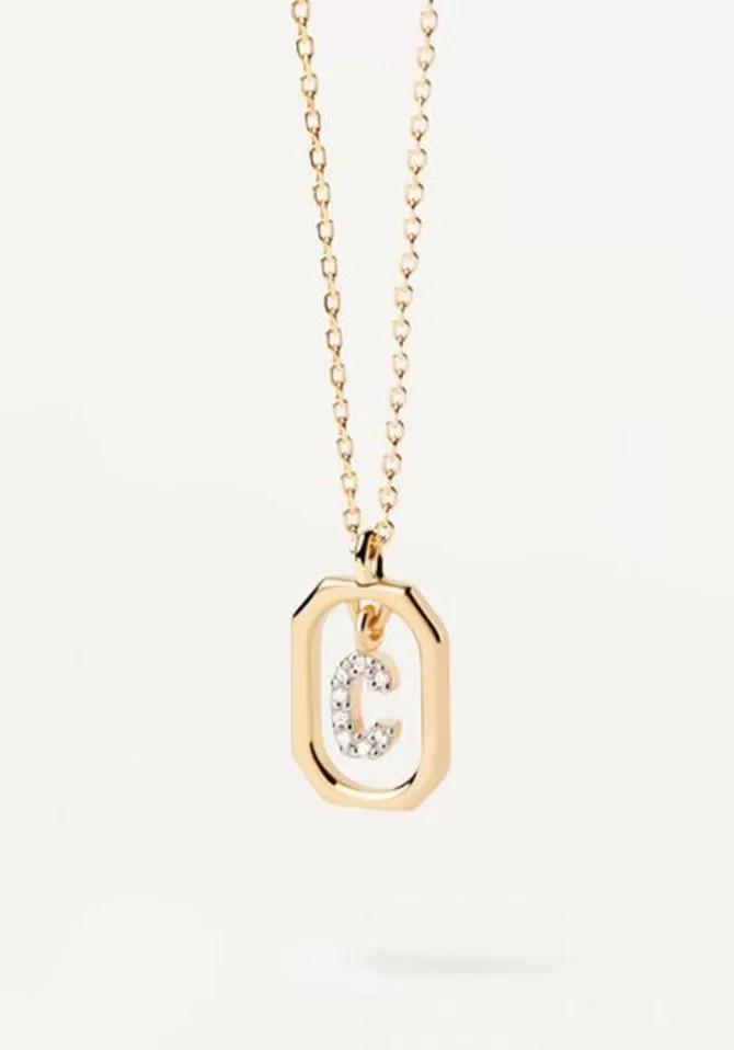 PDPAOLA Collier Mini Letter Flash Sale