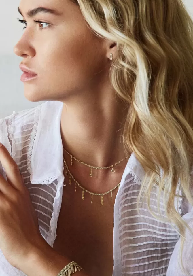 Marie-Laure Chamorel Collier N°606 Gold Grey Best Sale