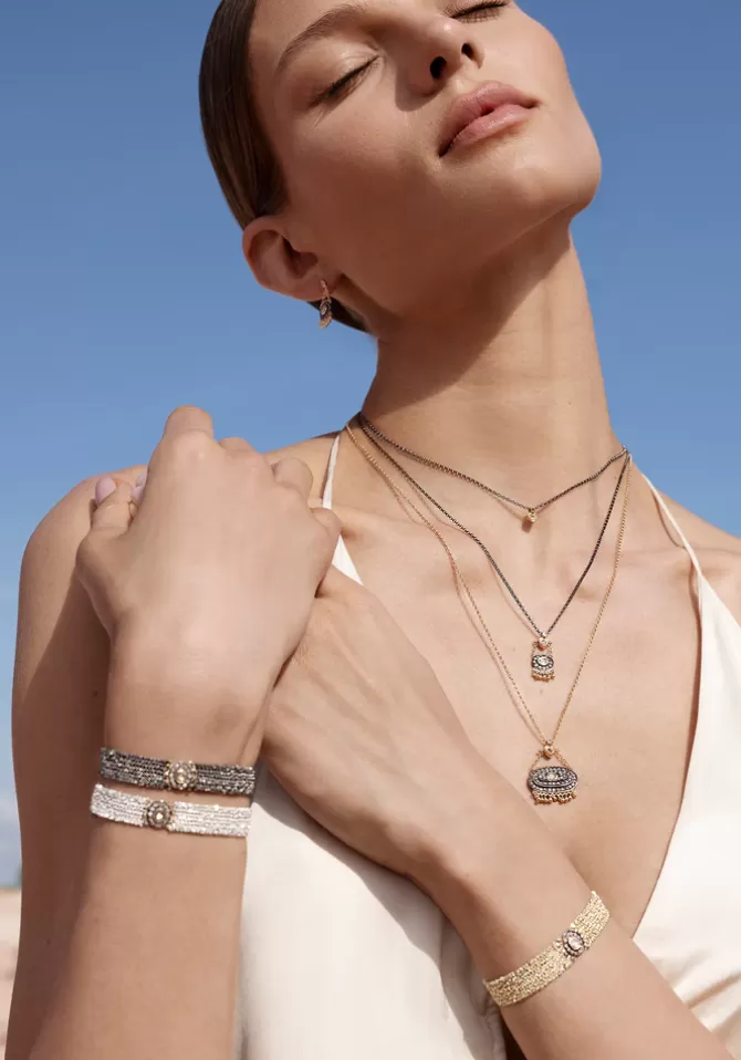 Marie-Laure Chamorel Collier N°894 Ruthénium New