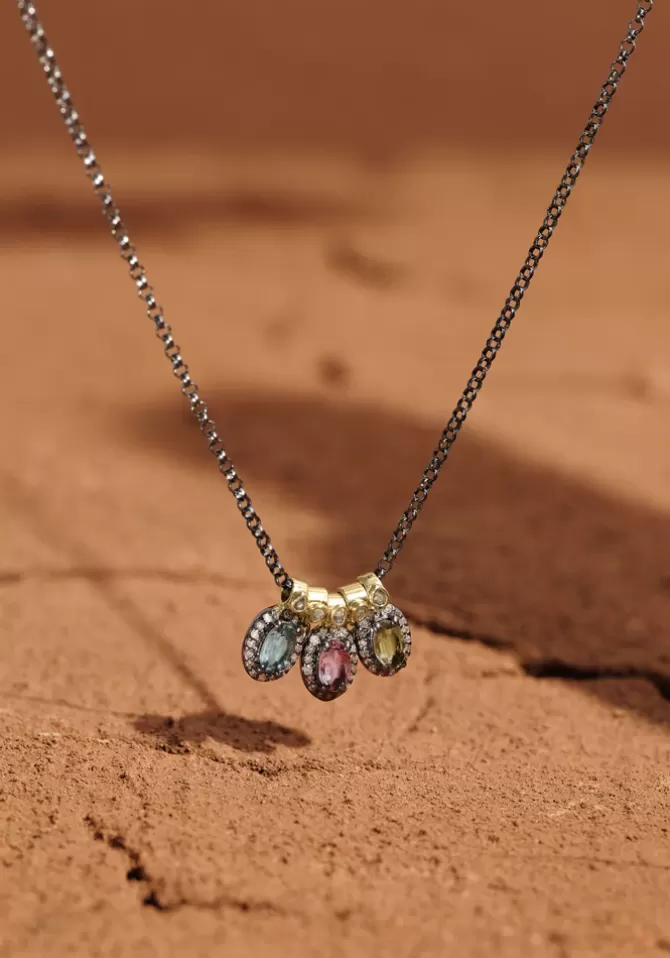Marie-Laure Chamorel Collier N°918 Ruthénium Clearance
