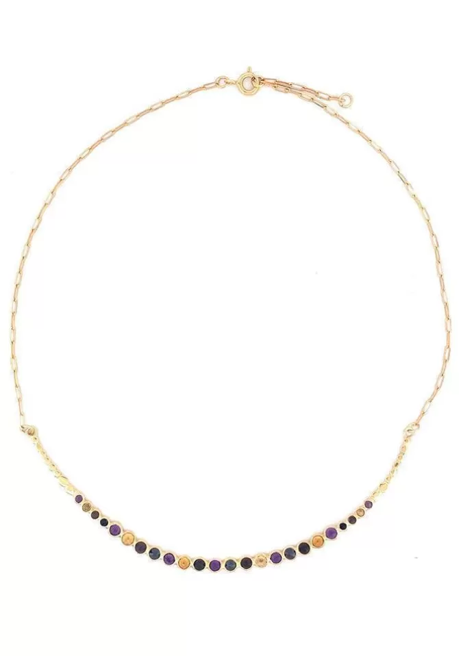 Vadi Jewels Collier Neptune Tork Améthyste Cheap