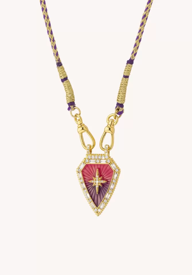 Mya Bay Collier Purple Rainbow Diwali Warrior Clearance