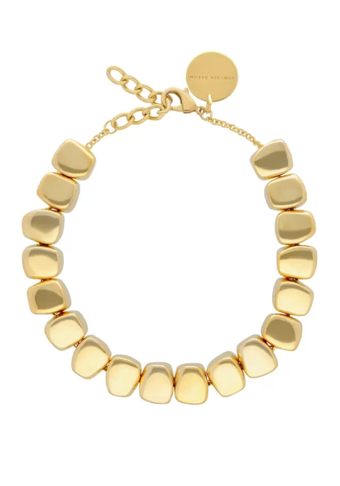 Vanessa Baroni Collier Small Organic Shaped Gold Fashion