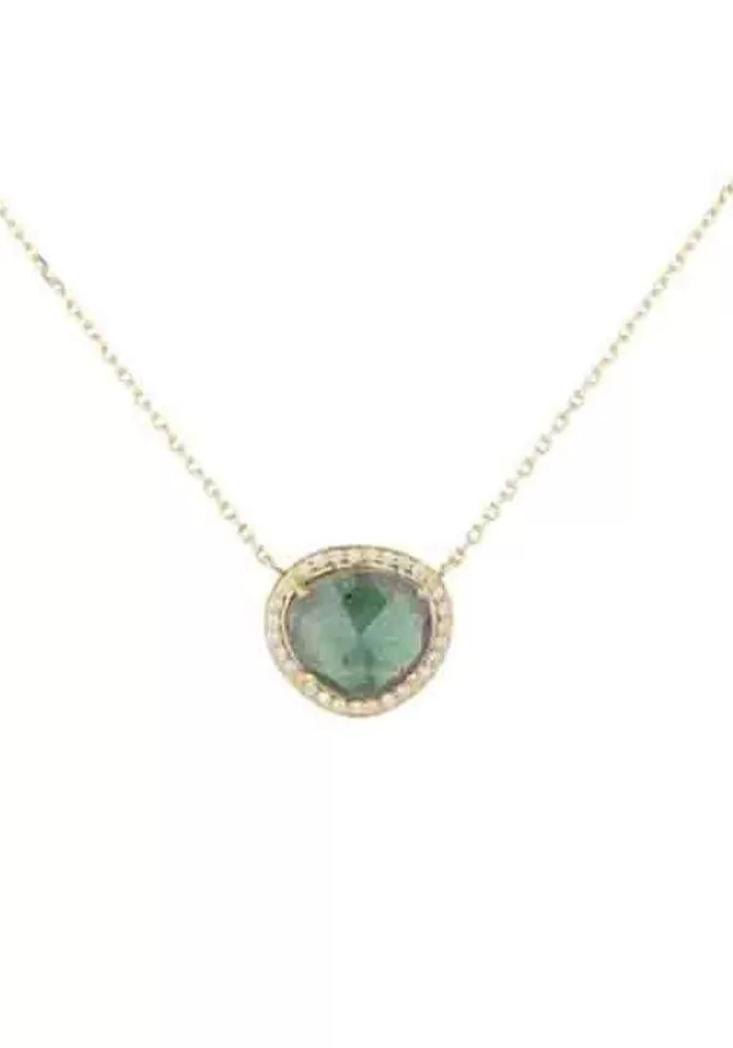 Céline Daoust Collier Stella Tourmaline Verte Cheap