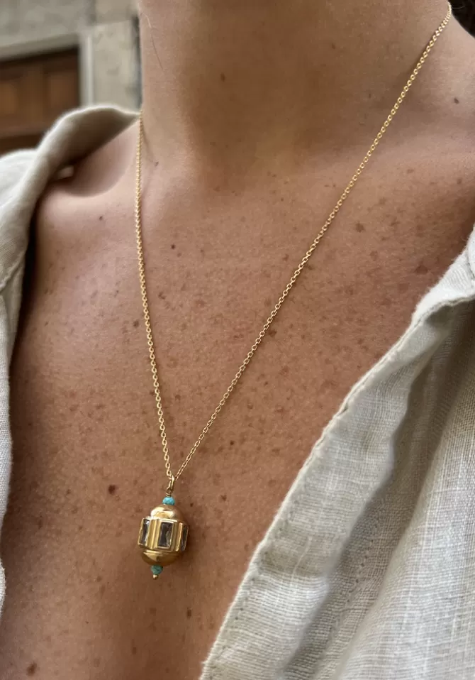 Hanka Ïn Collier Taly 47cm Turquoise Fashion