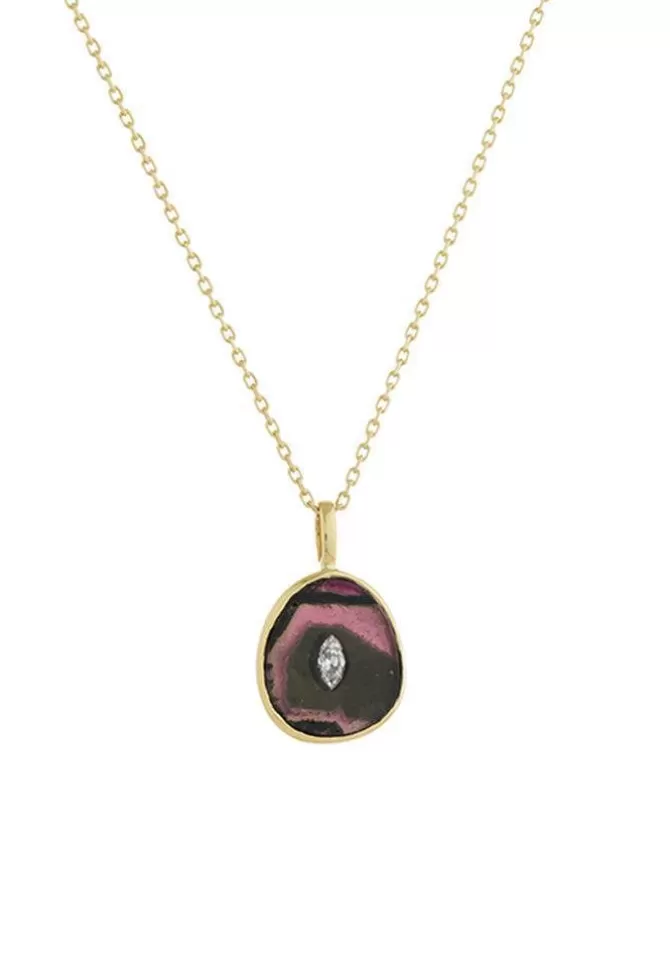 Céline Daoust Collier Tourmaline Zébrée Discount
