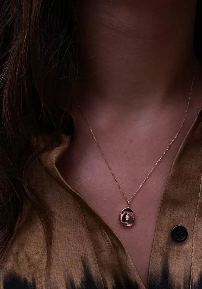 Céline Daoust Collier Tourmaline Zébrée Discount