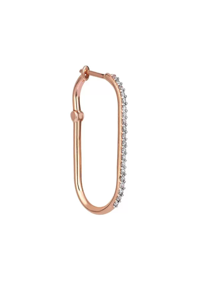 Kismet By Milka Créole Equality Pave Hoop New