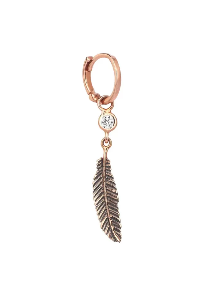 Kismet By Milka Créole Feather Solitaire Dangling Outlet