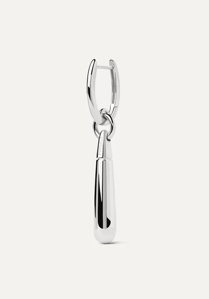 PDPAOLA Créole Large Jupiter Argent Discount