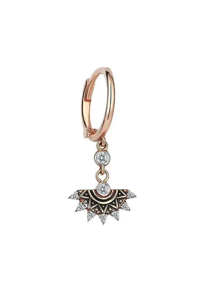 Kismet By Milka Créole Tia Or Rose Et Diamant Blanc Best