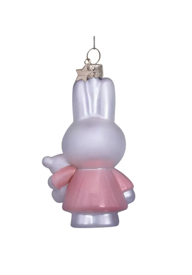Blush Sélection Décoration Décoration À Suspendre Miffy Avec Ours En Peluche Baby Pink Hot