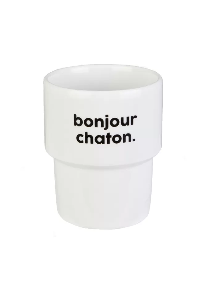 Félicie Aussi Gobelet Bonjour Chaton Cheap