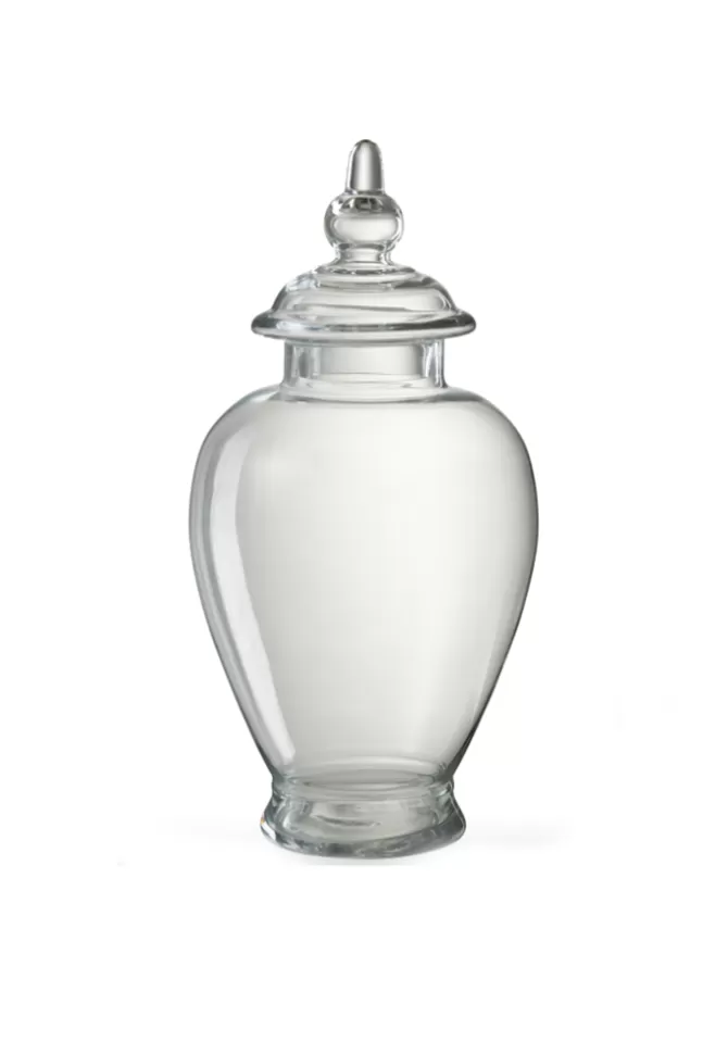 Blush Sélection Décoration Jar En Verre Transparent Avec Couvercle Store