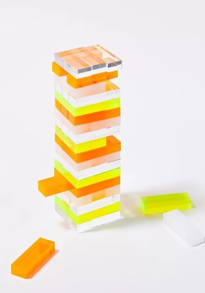 Sunnylife Jeu Mini Lucite Jumbling Tower Fluo Sale