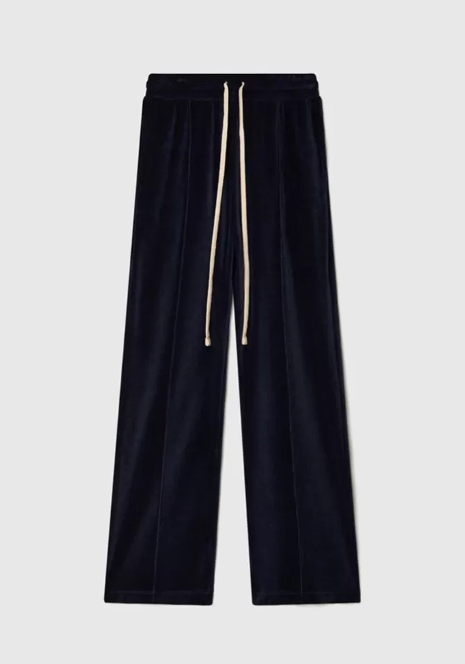 Sweet Pants Jogging Velor Bleu Best