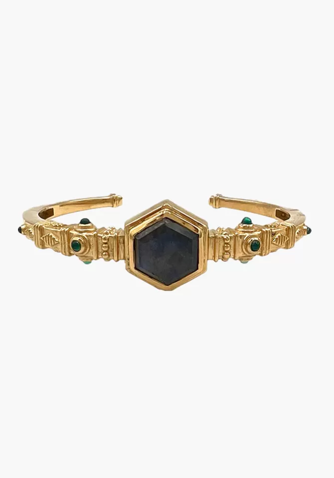 Hanka Ïn Jonc Hexa Malachite New