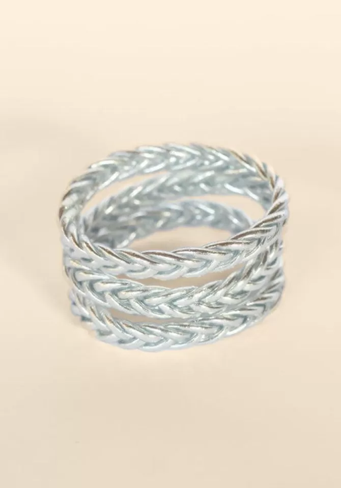 Shanshan Jonc "Kumali Braided" Silver Discount
