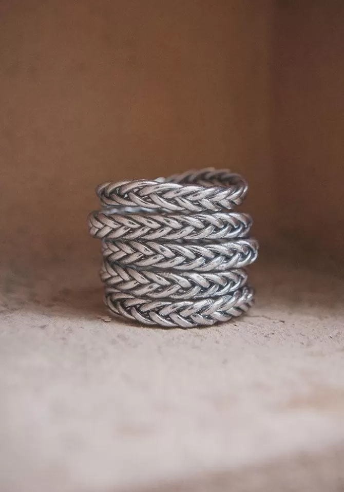 Shanshan Jonc "Kumali Braided" Silver Discount