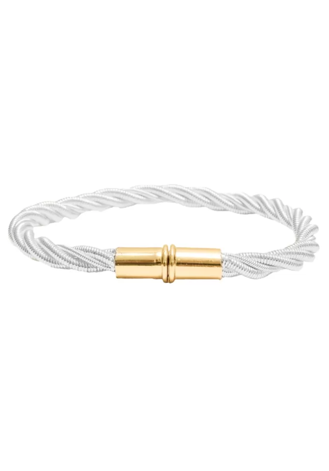 Sing A Song Jonc Twist Argent Et Plaqué Or Jaune Shop