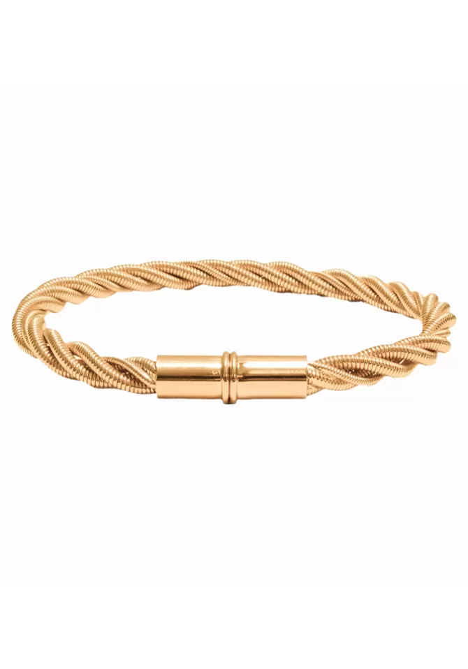 Sing A Song Jonc Twist Plaqué Or Rose Online
