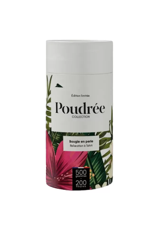 Poudrée Paris Kit Bougie 500g Relaxation À Tahiti Flash Sale