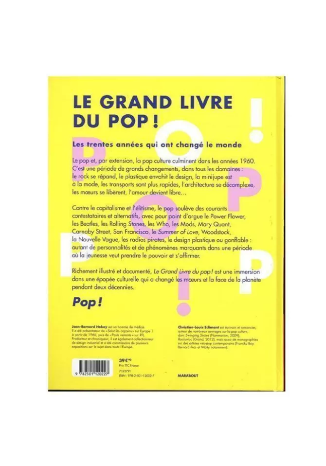 Blush Sélection Décoration Livre Grand Livre Du Pop ! Outlet