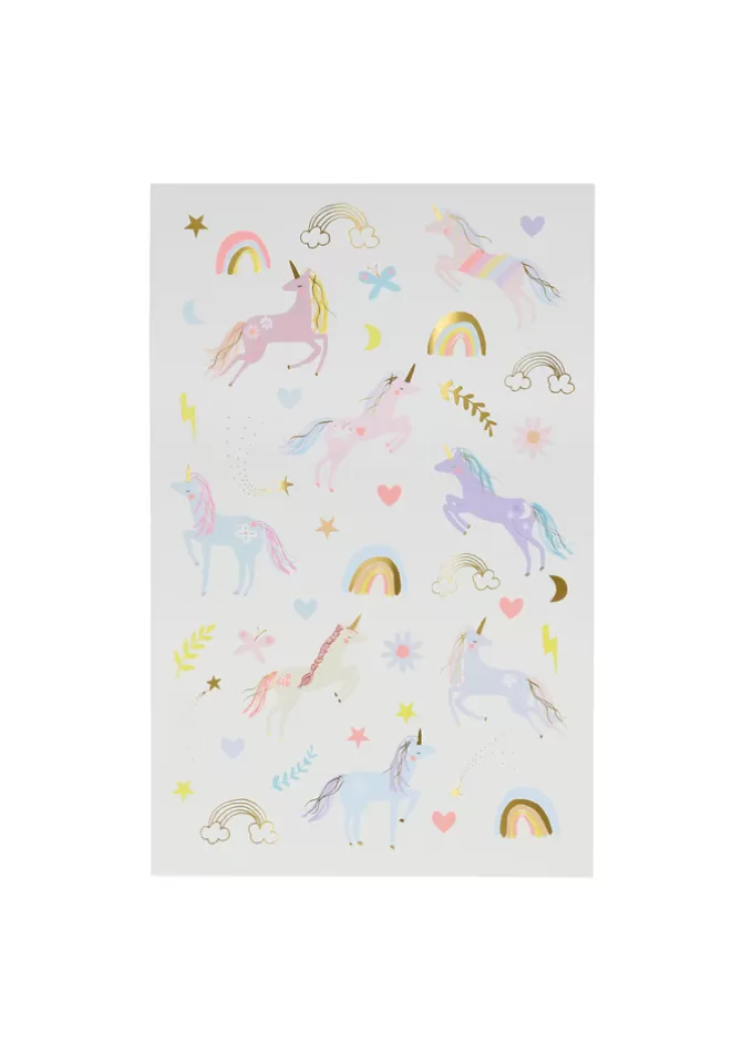 Meri Meri Lot De 2 Planches De Tatouages Licorne Cheap