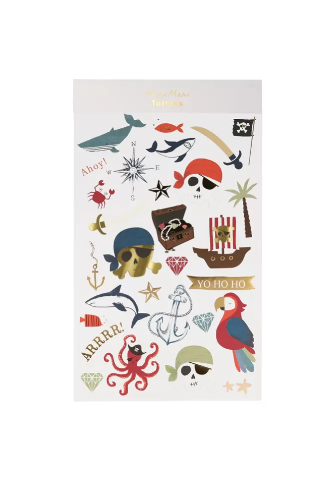 Meri Meri Lot De 2 Planches Tatouage Pirates Flash Sale
