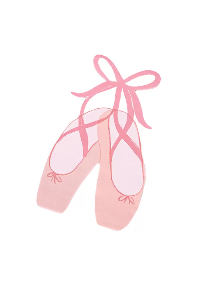 Meri Meri Lot De 16 Serviettes Ballerines Best