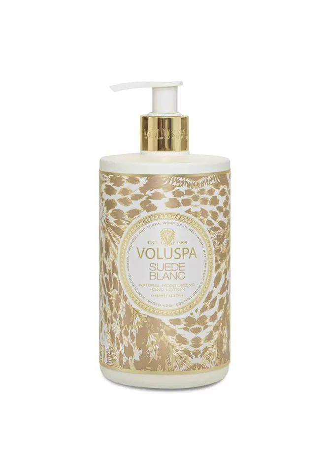 Voluspa Lotion Hydratante 450 ml Suede Blanc Shop