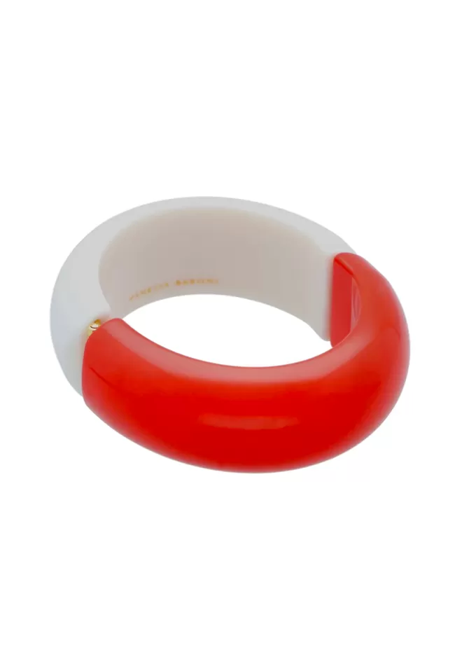 Vanessa Baroni Manchette Bicolore Red Discount