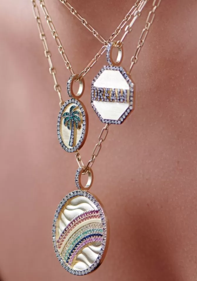 Feidt Médaille Dream Saphirs Blancs Discount