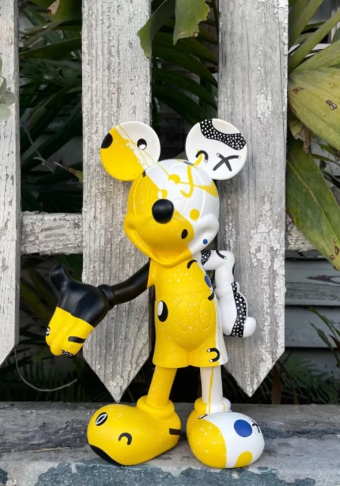 Leblon Delienne Mickey Cosmic Jaune Par Thomas Dariel Discount