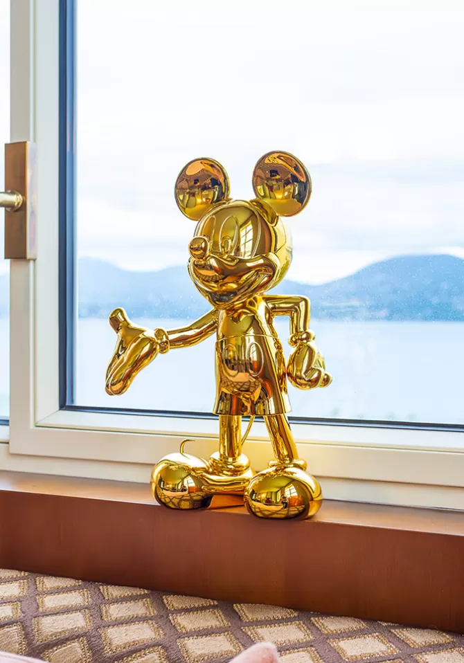 Leblon Delienne Mickey Welcome Chromé Doré Fashion