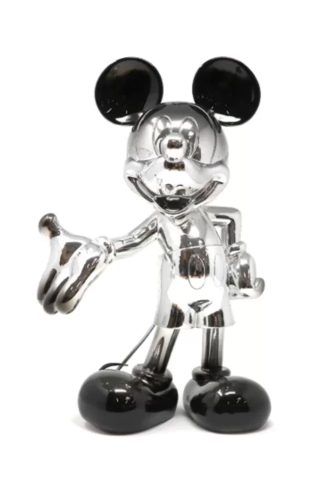 Leblon Delienne Mickey Welcome Dégradé Argent Et Noir Outlet