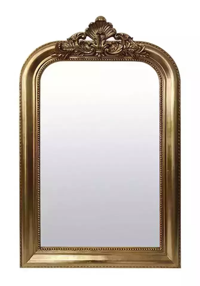 Blush Sélection Décoration Miroir Victoire Fronton En Bois Dore Sale
