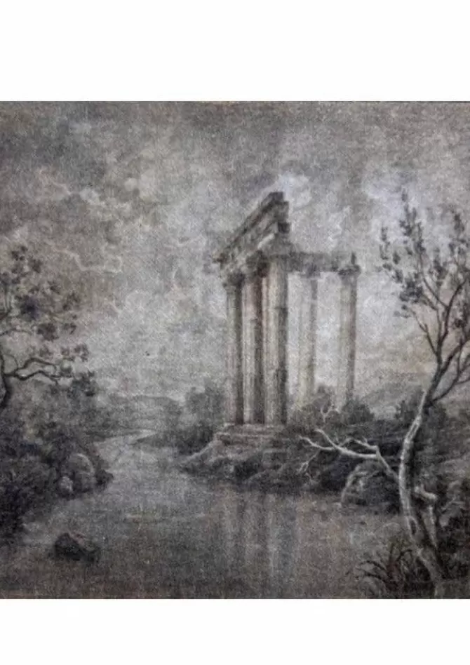 Blush Sélection Décoration Panneau Papier Froissé "Karthéa Temple D'Apollon" Online