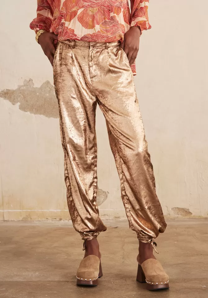 Nekane Pantalon Jatziri Rose Gold New