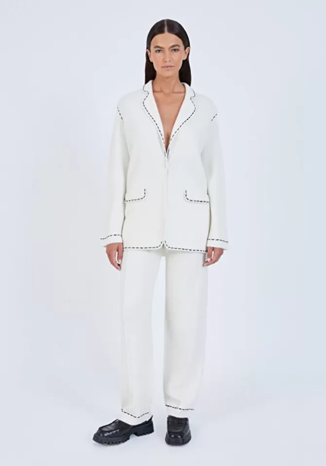 Notshy Pantalon Maxim Écru Cheap