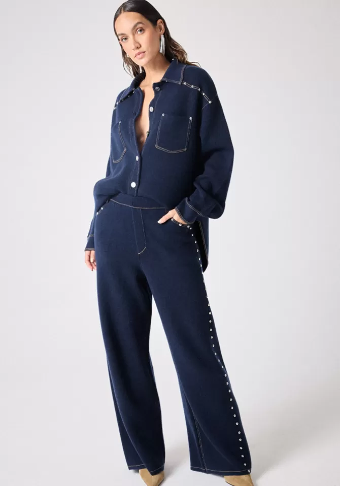 Notshy Pantalon Sadie Effet Denim Hot